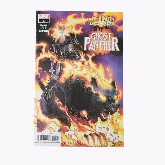 Marvel Infinity Warps Ghost Panther #1 2019 Comic Book Collector Bagged Boarded - Picture 1 of 2